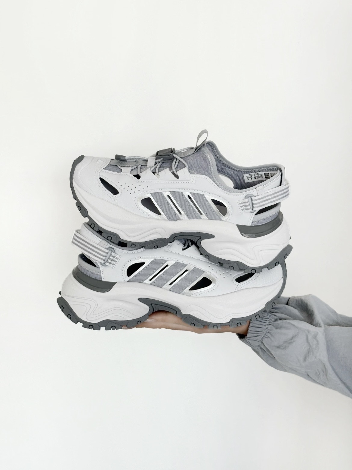 ADIDAS SNEAKER SANDAL 淺霧灰