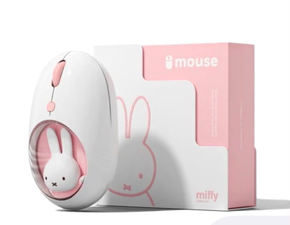 Miffy🐰MF15 Dual Mode 無線滑鼠 (USB無線 + 藍牙)