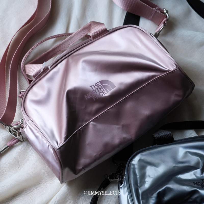 【現貨】THE NORTH FACE WHITE LABEL BONNEY BOWLING BAG S  NN2PR09｜斜背包・手提包｜深灰色／粉色