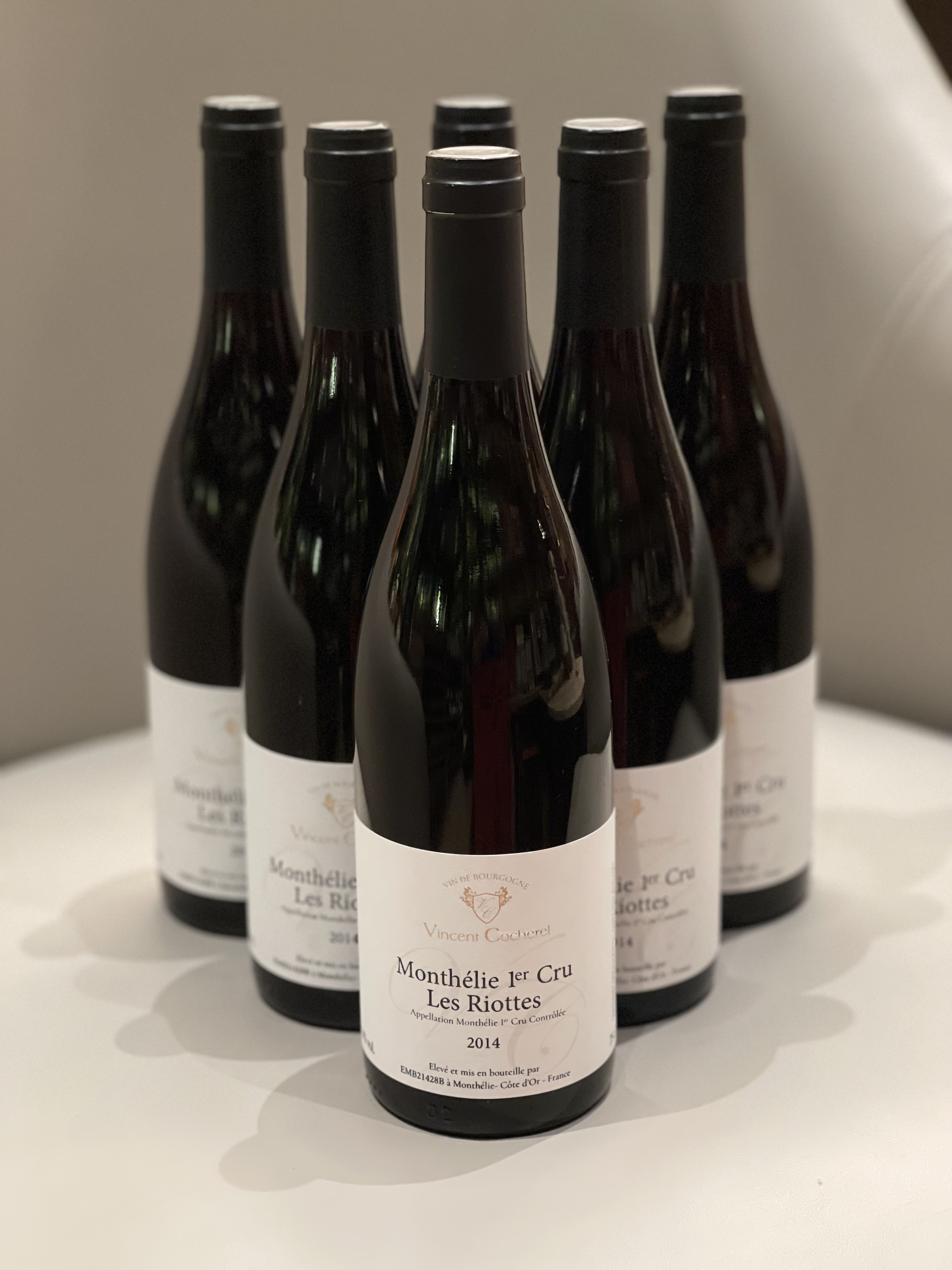 Vincent Cocherel Monthelie 1er cru Les Riottes 2014 蒙特利 一級園黑皮洛 x6支