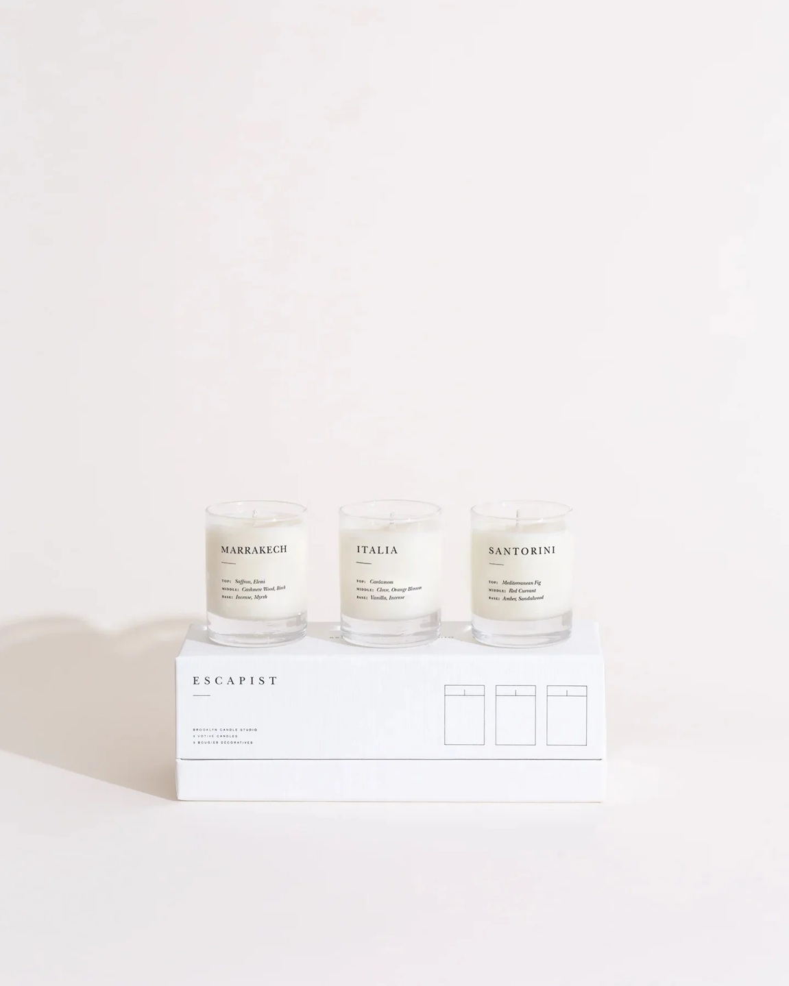 Brooklyn Candle Studio環遊秘境香氛蠟燭3入組