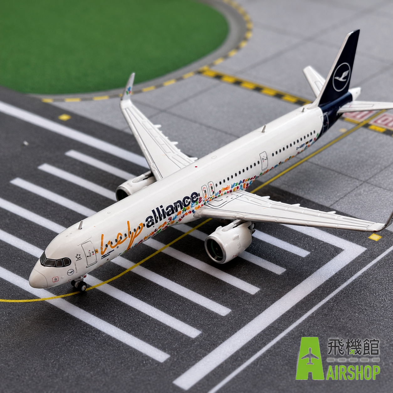 JC wings 1/400 漢莎航空 A321neo D-AIEP Help Alliance彩繪機
