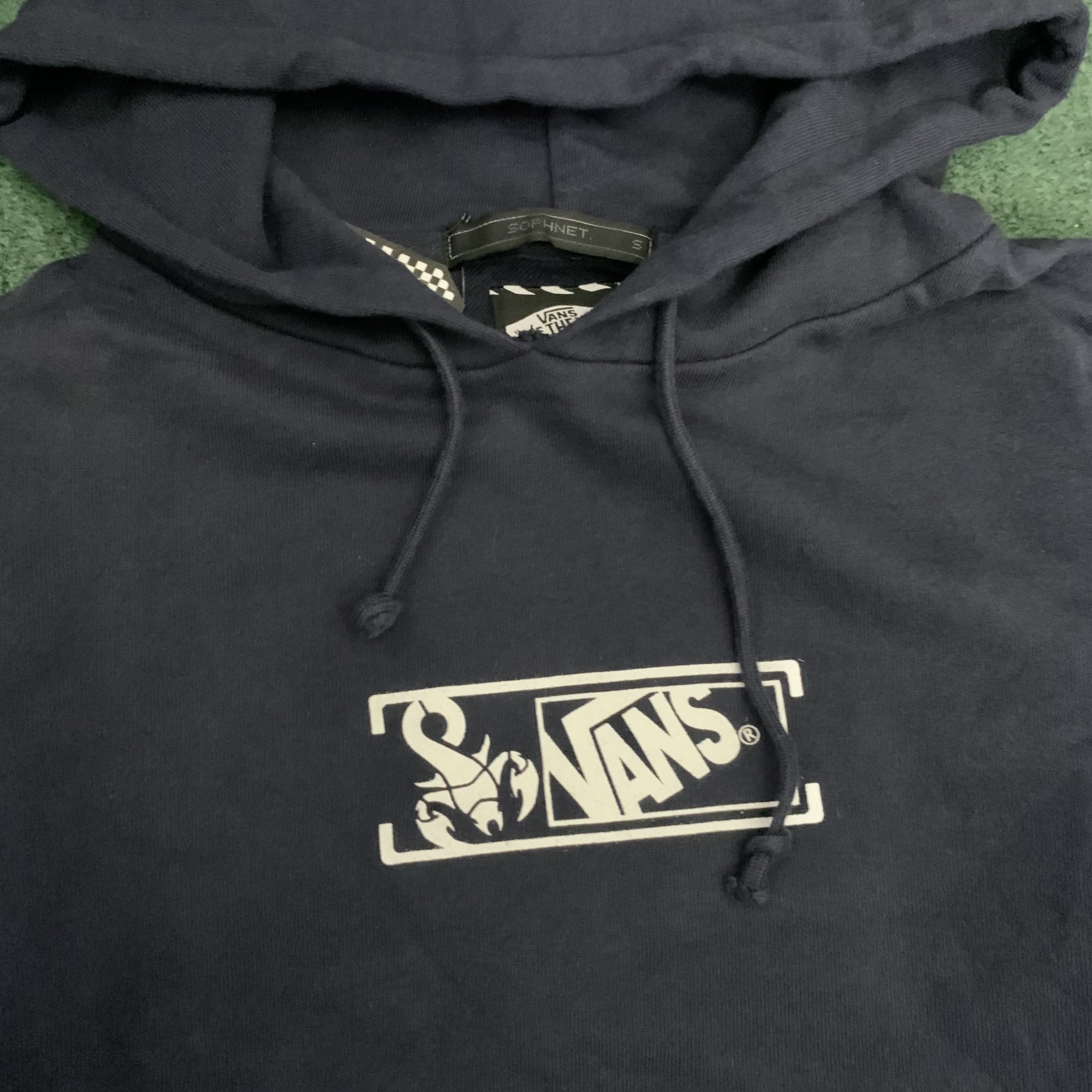 LAST SALE : SOPHNET x VANS LIGHT WEIGHT SWEAT HOODIE - NAVY SIZE S IN STOCK NOW (現貨發售中)
