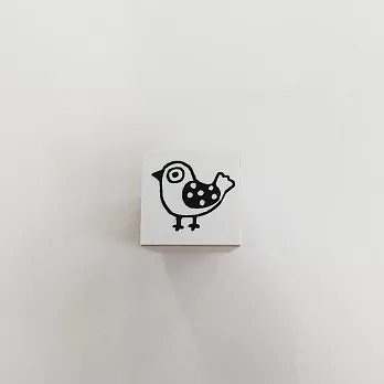 小鳥 北岸由美聯名 迷你 木頭印章｜Sanby 日本