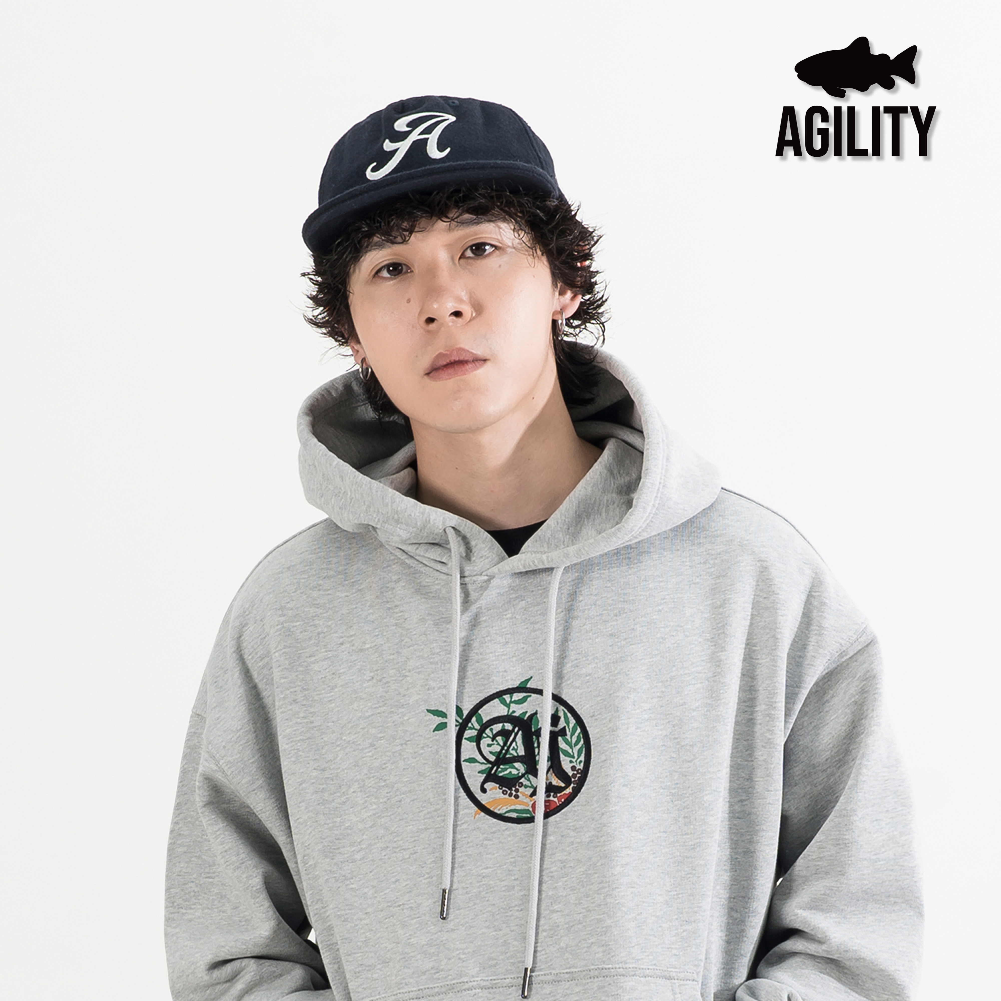 AGILITY Cursive Woolen Baseball Cap 草寫 毛呢 棒球帽 [CA12]