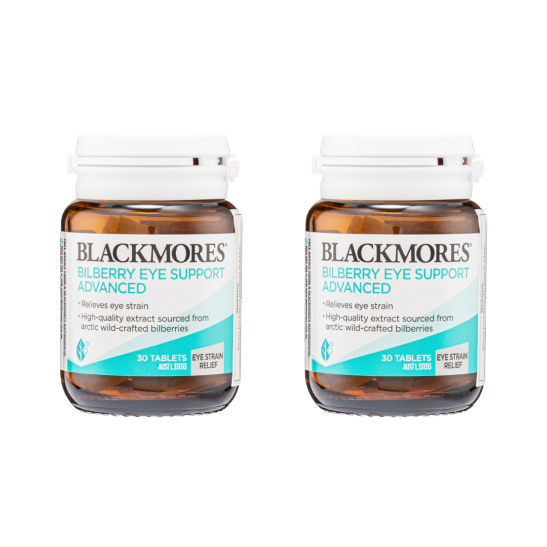 BW021 BLACKMORES 山桑子護眼藍莓素 30TAB EXP: 2027-08-31 (一套2件)