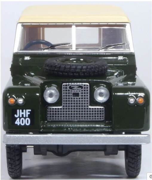 Oxford 43LR2S008 1:43 路虎Series II SWB帆布頂篷青銅綠
