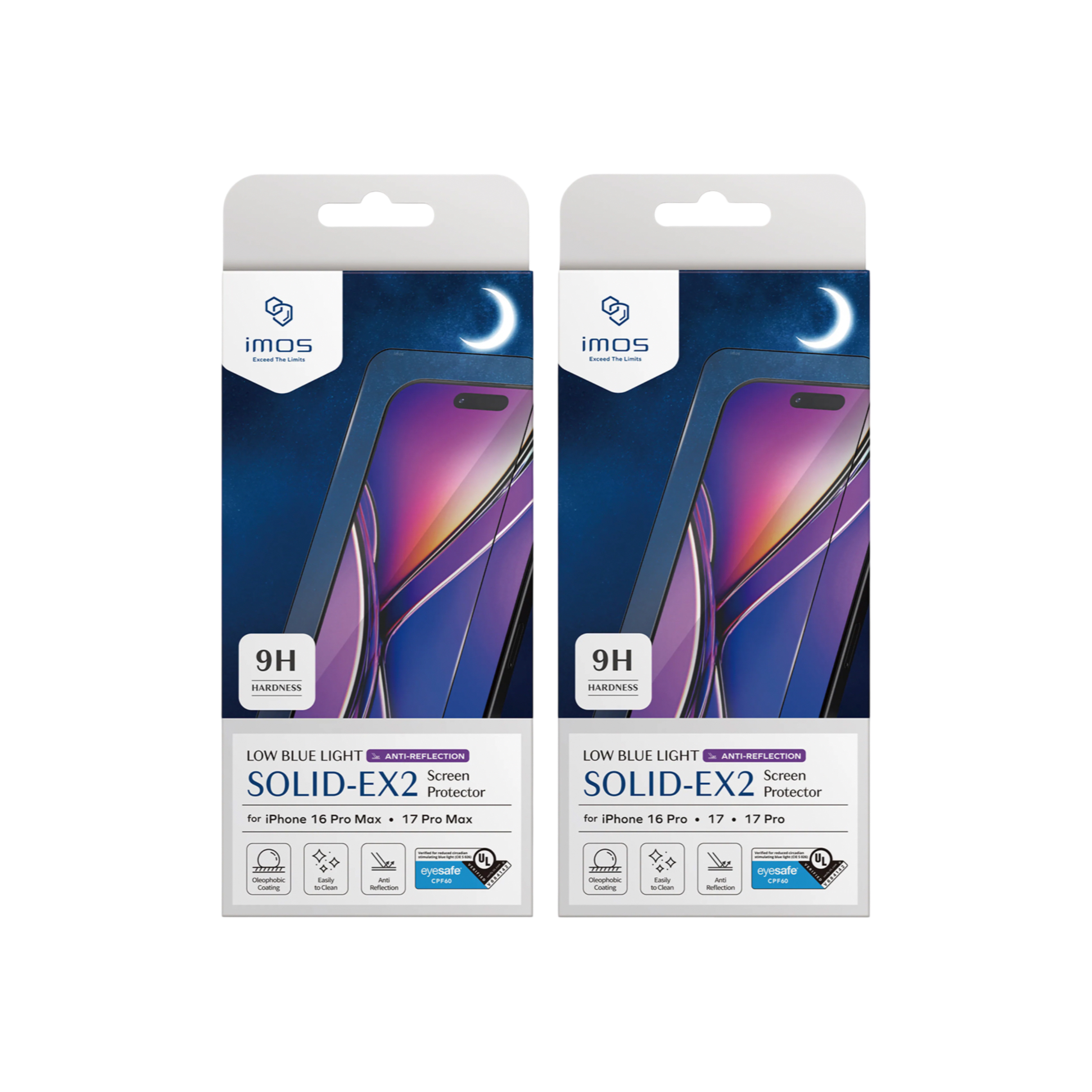 imos iPhone 16 系列 2.5D 低反光低藍光玻璃螢幕保護貼