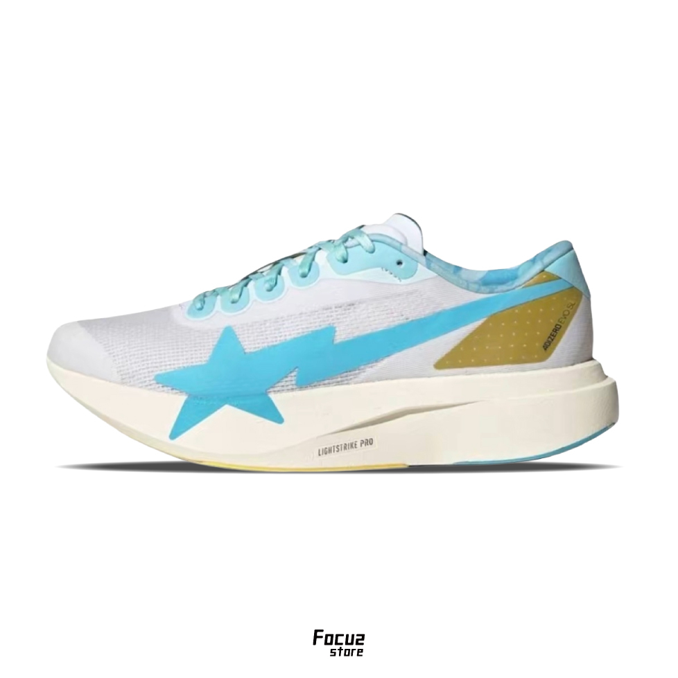 【Focus Store】預購 Bape x Adidas Adizero Evo SL "Blue Pink Gold" 黑粉 鴛鴦 KJ5751