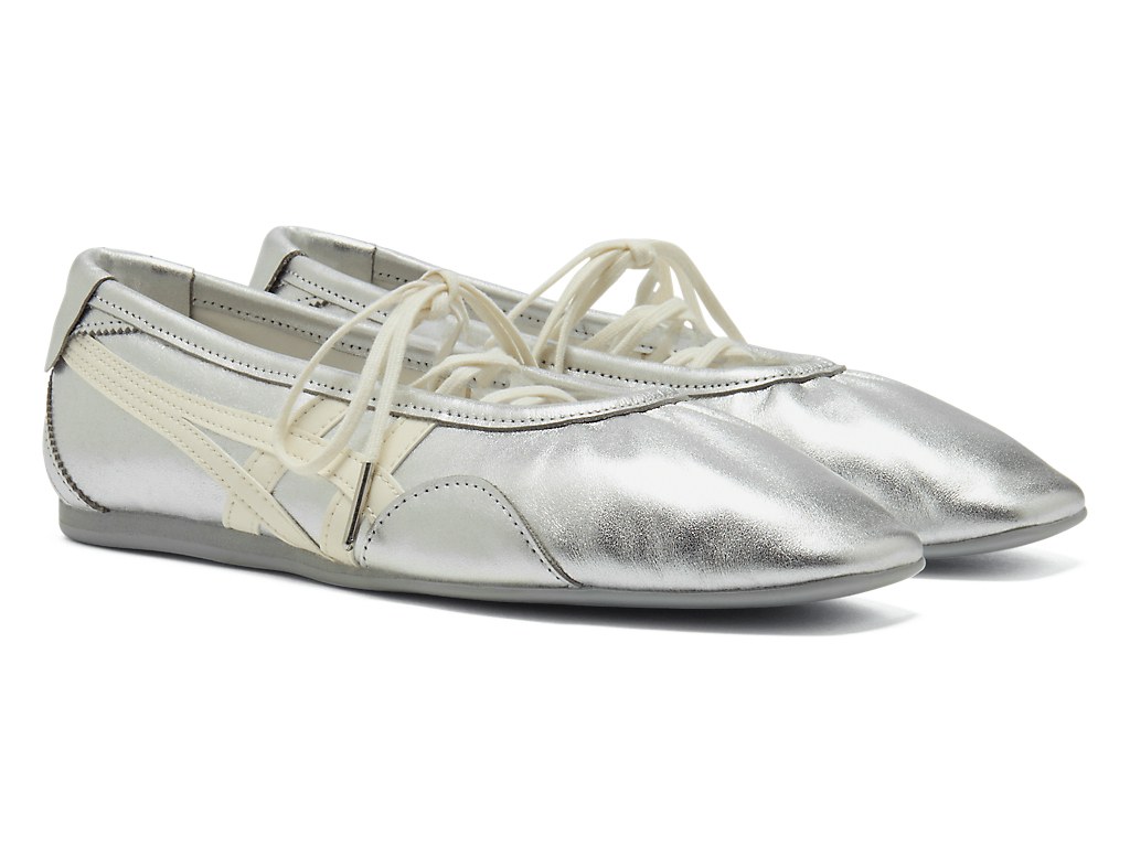 Onitsuka Tiger GYMNARINA 芭蕾舞鞋 銀色