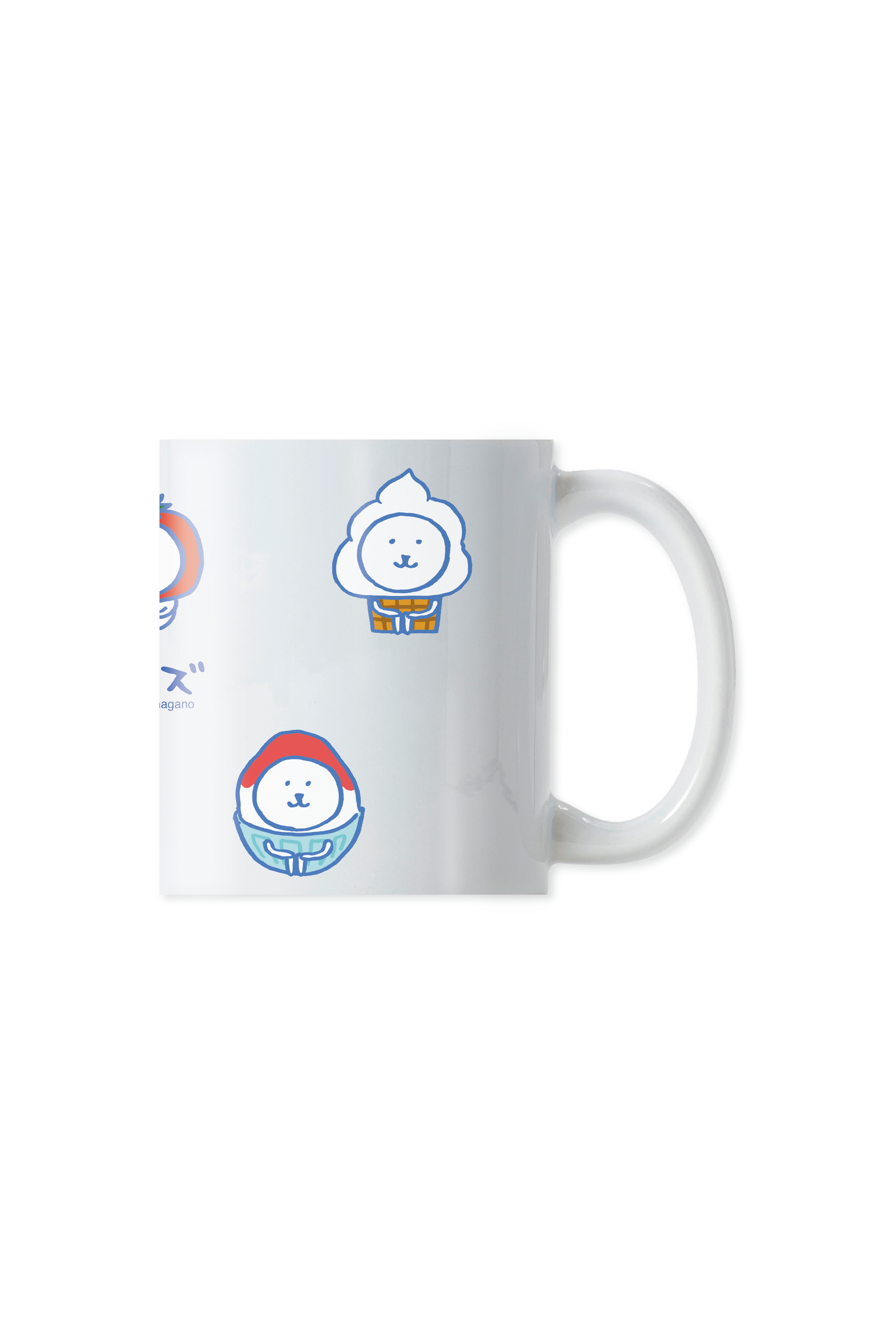 預訂｜白熊 ODM 全印花馬克杯 Summer Kuma (Blue)