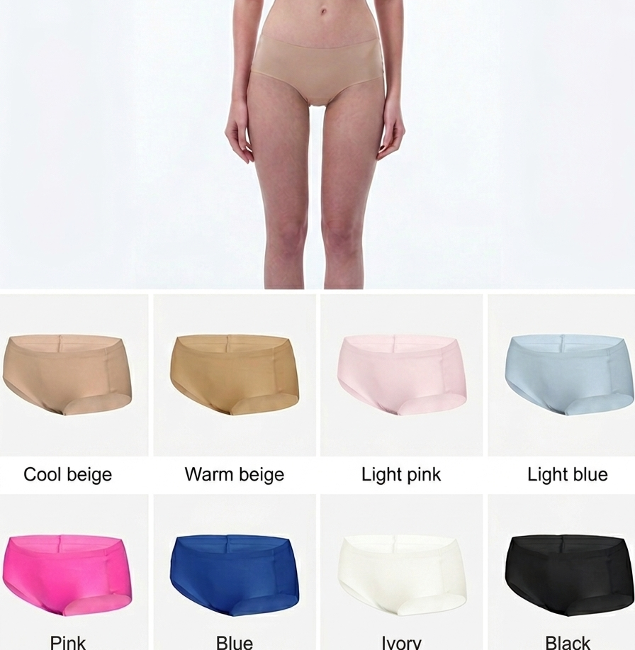 Comfortlab｜Dual Cool Basic Panty 超涼隱形內褲 8colors (中腰) 1+1