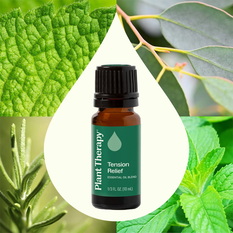 [偏頭痛適用］美國 Plant Therapy 舒緩緊張Tension Relief 複方精油 -10ml