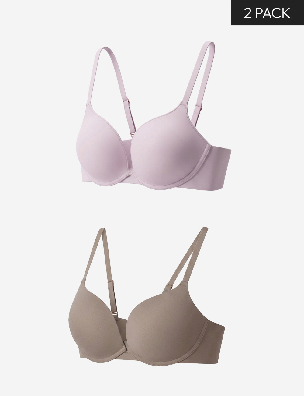 Comfortlab｜Perfect side volume up Bralette 簡約玩美豐胸無鋼圈內衣 2colors (1+1)