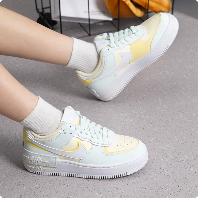 【預訂】 NIKE AIR FORCE 1 SHADOW 蜜瓜檸檬黃-WOMEN