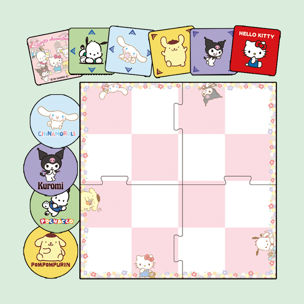 【新天鵝堡桌遊】三麗鷗翻翻樂 Sanrio Characters Pitter Patter Flipper