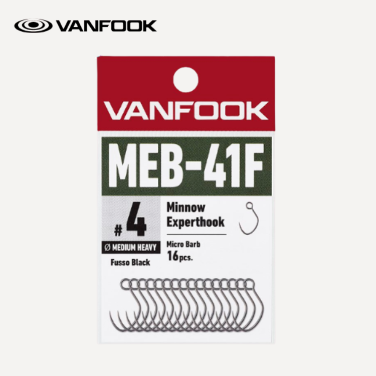 VANFOOK MEB-41F Minnow Experthook Medium Heavy Wire Minnow單鉤