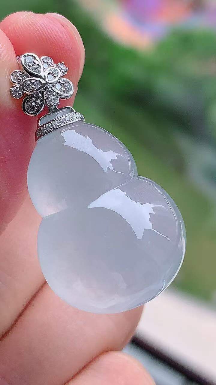 翡翠葫蘆,天然翡翠A玉, 緬甸玉, Jade, Jadeite