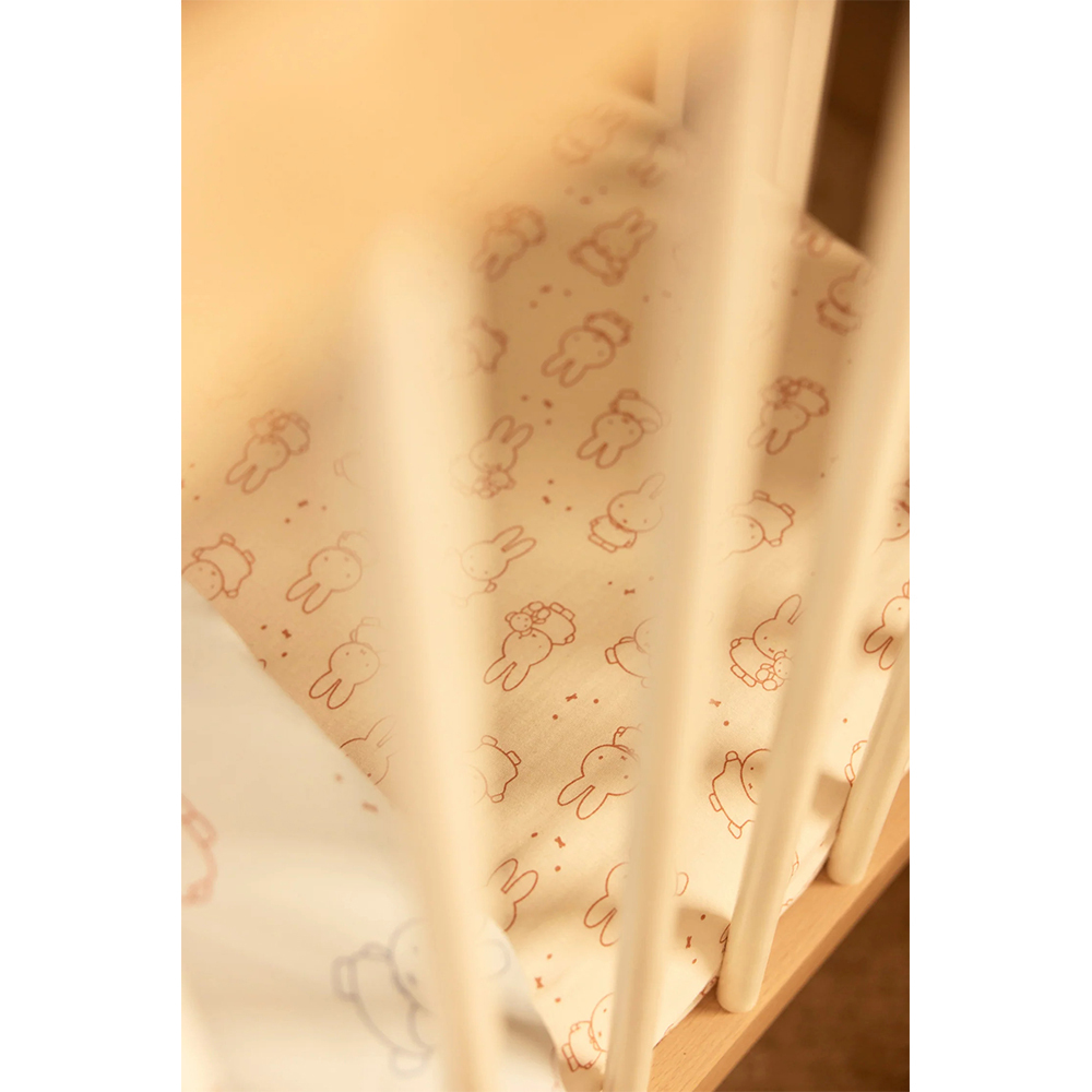 (預購7/15)荷蘭Jollein 床包-Miffy Moments