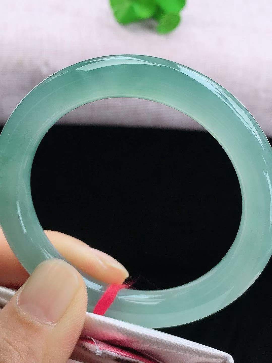 冰晴圓條翡翠手鐲,天然翡翠A玉, 緬甸玉, Jade, Jadeite