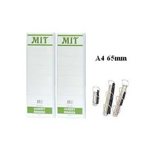 MIT  A4 4-D圈三面插咭活頁夾 65mm - 白色 504810654