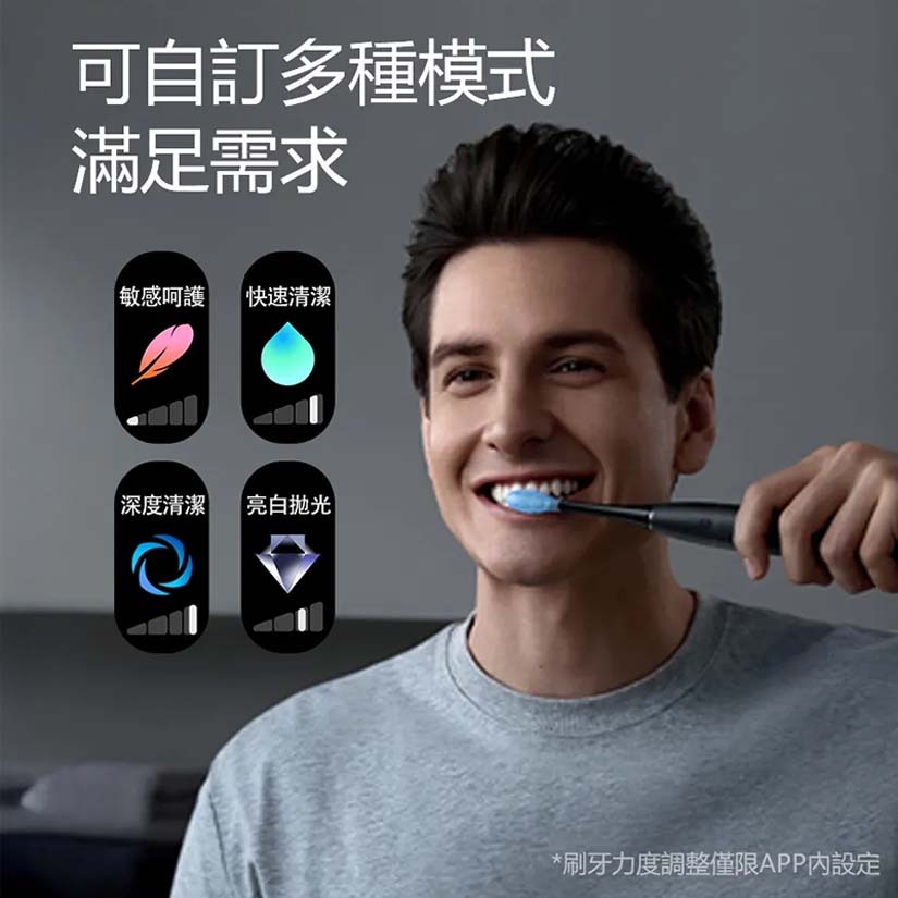 Oclean X Pro 20 智慧音波電動牙刷 - 清潔模式
