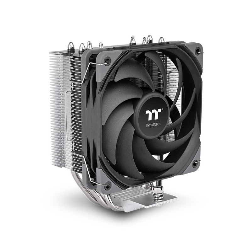 Thermaltake 曜越 UX400 單塔單風扇 Ø6mm x 4 pcs 黑色 (TDP 200W)/CL-P149-AL12BL-A