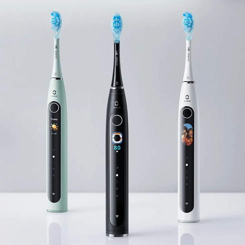 Oclean X Pro 20 智慧音波電動牙刷 - 自訂桌布