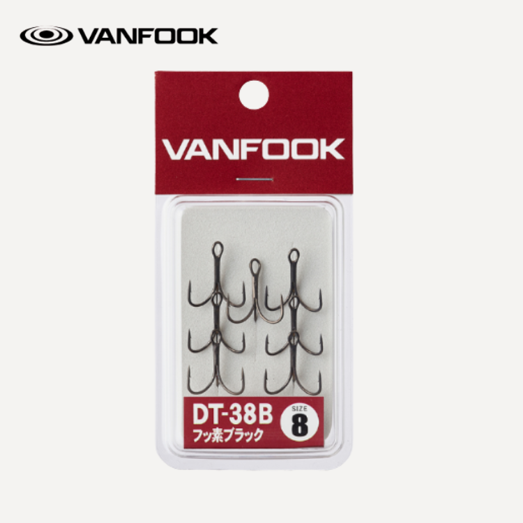 VANFOOK DT-38B Power Fine Treble Hook 三本鉤