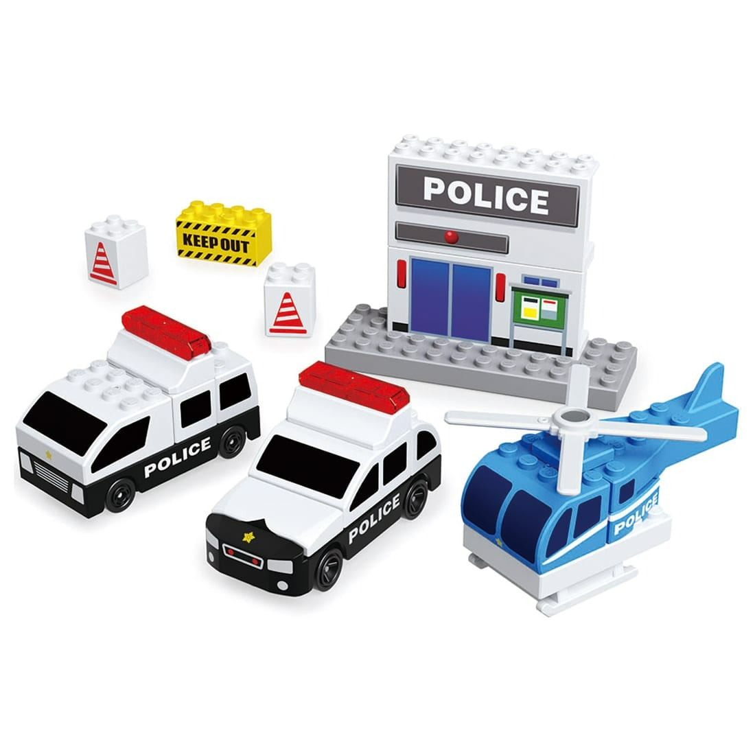[預訂] Takara Tomy Tomica & Plarail 積木警車套裝