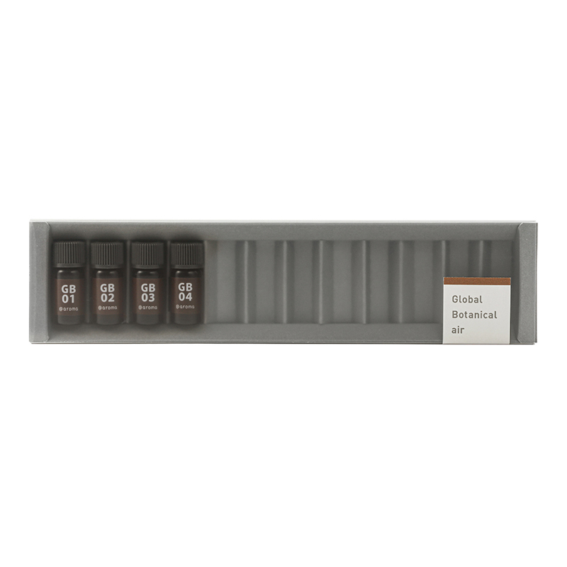 AT AROMA - GLOBAL Botanical Air Essential Oil Tester Set | 2ml x 4