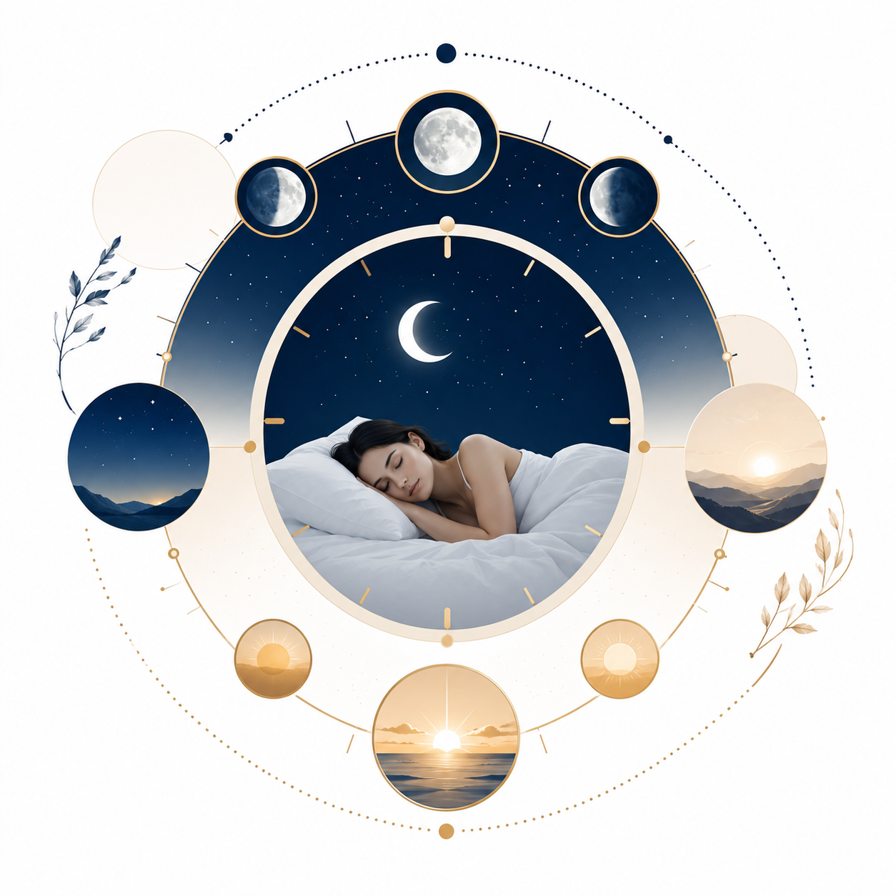 年輕與熟齡睡眠恢復能力差異示意圖