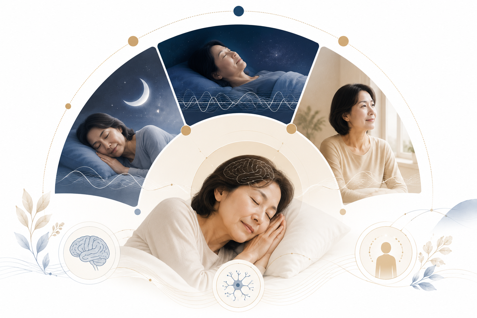 50歲後睡眠品質改變與熬夜容易疲勞原因說明