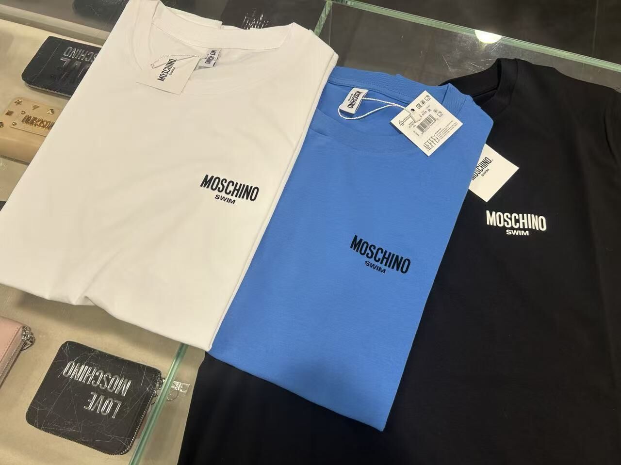 LYS01998 Moschino Swim 男裝字母Logo短袖Tee