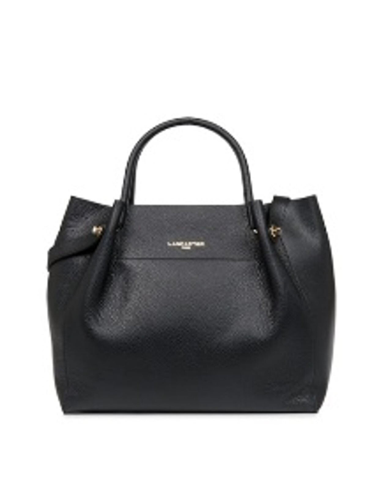 0702LC04-LANCASTER-HANDBAG-Foulonné Double 深黑 DARK BLACK (A4)