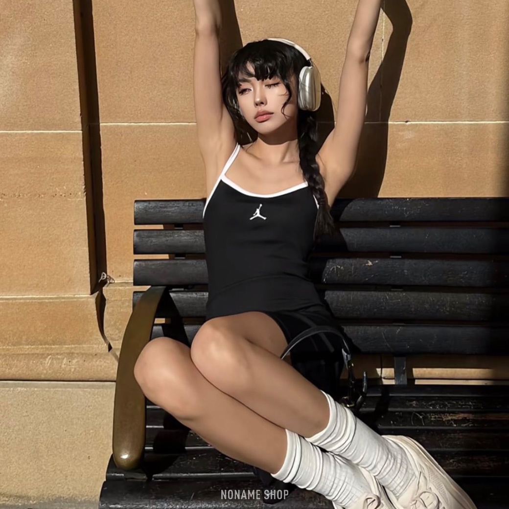 NIKE Jordan 經典Logo 細肩帶 短洋裝 連身裙 (女款)