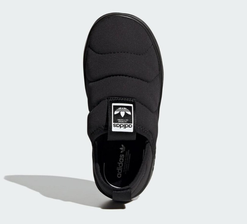 ADIDAS 童鞋 PUFFYLETTE 360 黑 懶人鞋 麵包鞋 中童 ID9494