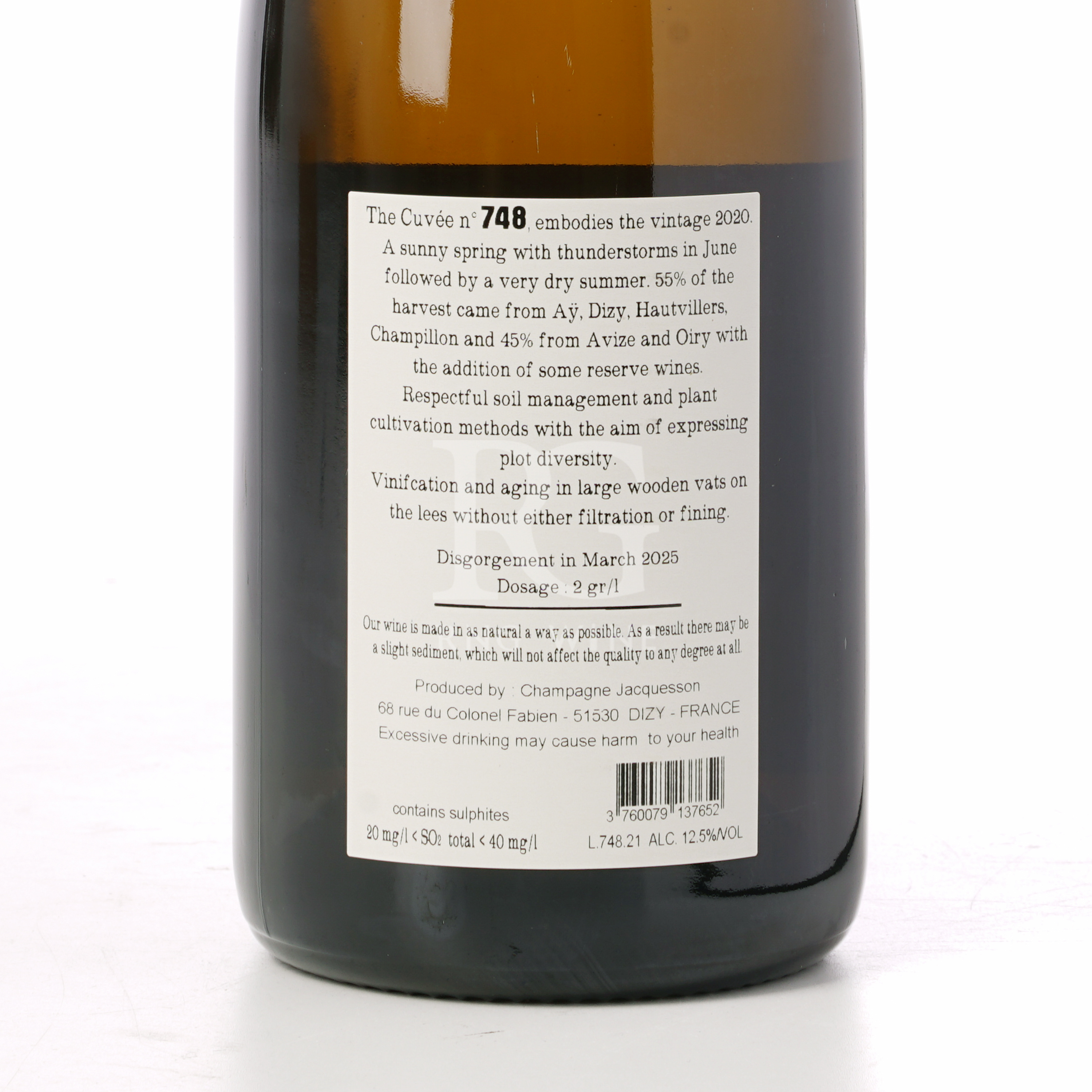 Jacquesson Cuvee 748 Extra Brut (JD94)