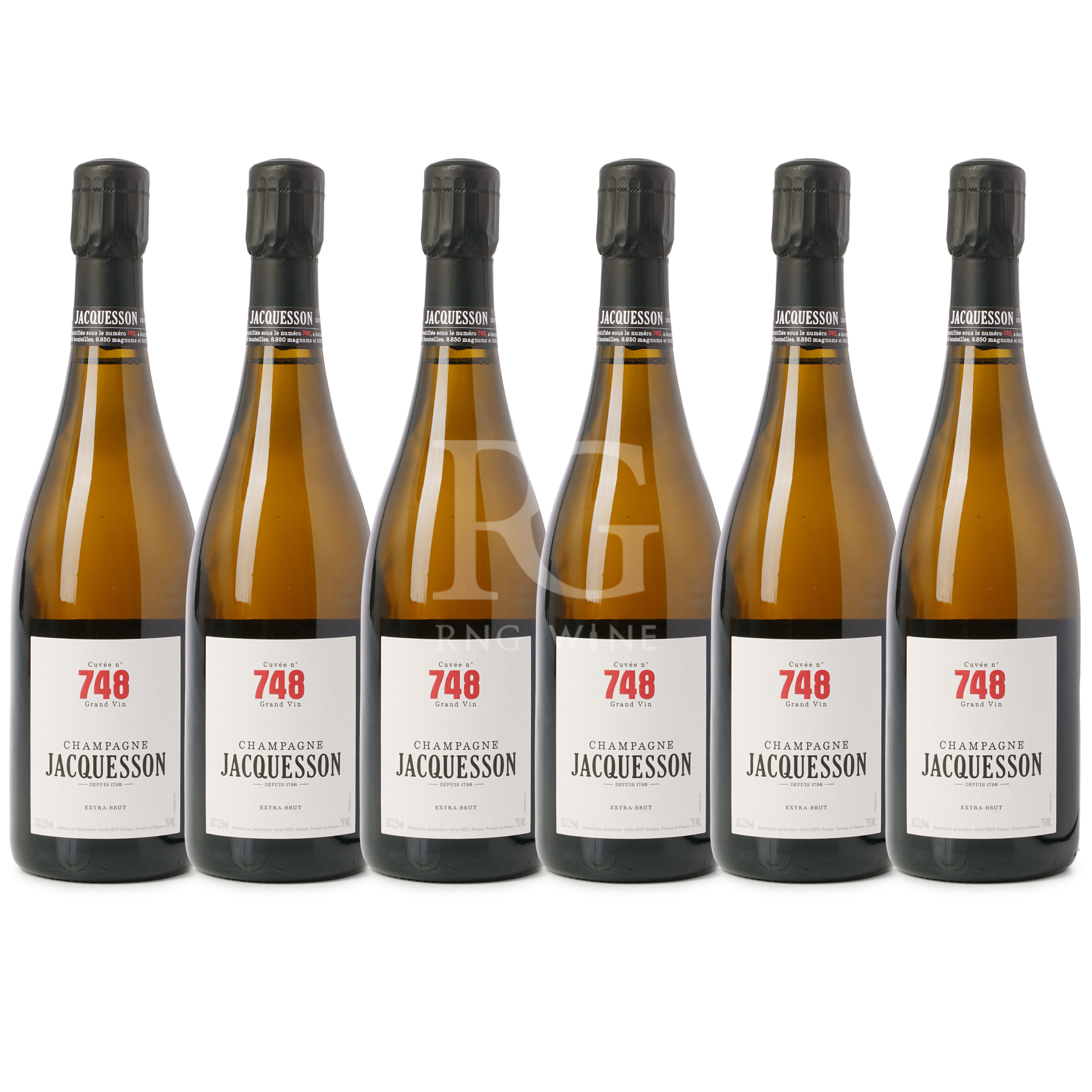 Jacquesson Cuvee 748 Extra Brut (JD94) - 6 Bottle Pack