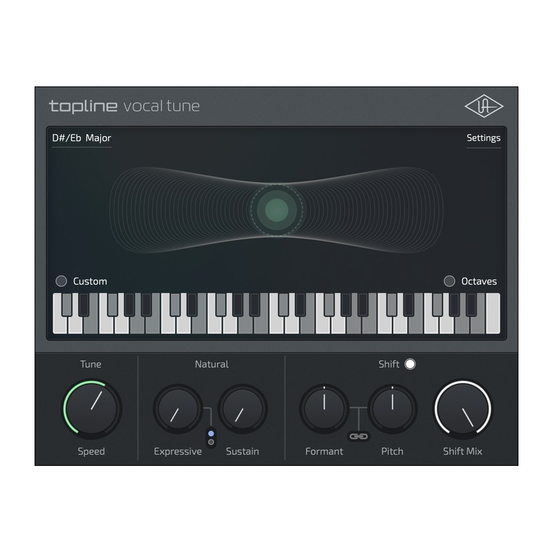 UAD Topline Vocal Tune｜人聲音準處理插件
