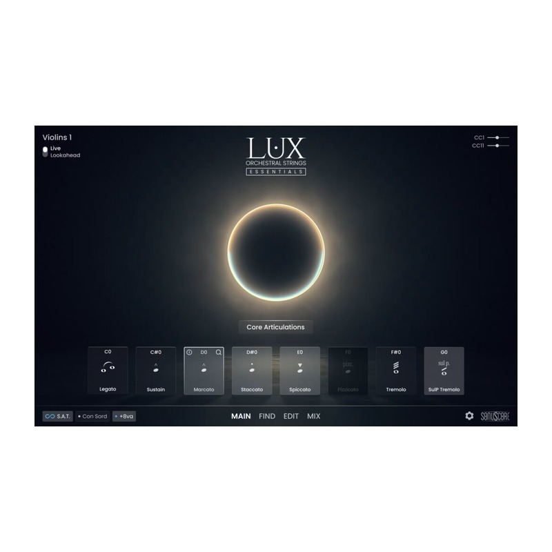 Sonuscore LUX Orchestral Strings Essentials｜管弦樂弦樂音色庫