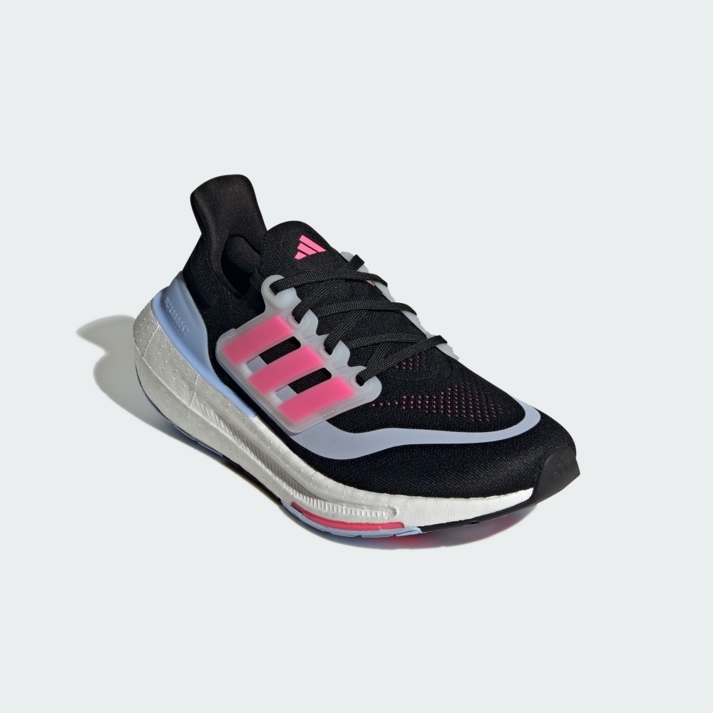 ADIDAS 慢跑鞋 ULTRABOOST LIGHT 黑粉藍 運動鞋 女 IE1764