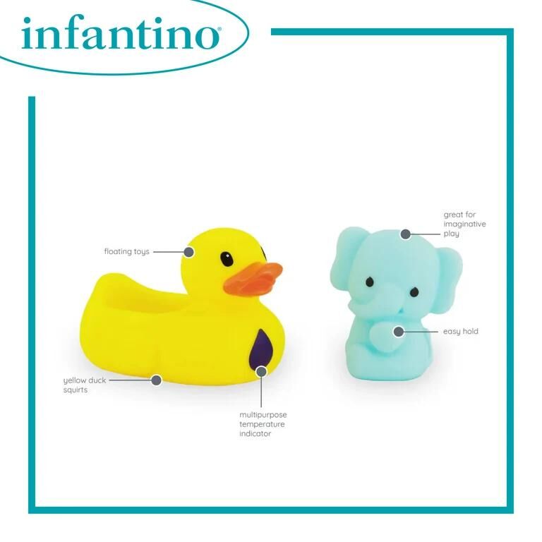 INFANTINO 沖涼小象與小鴨 (溫度探測)
