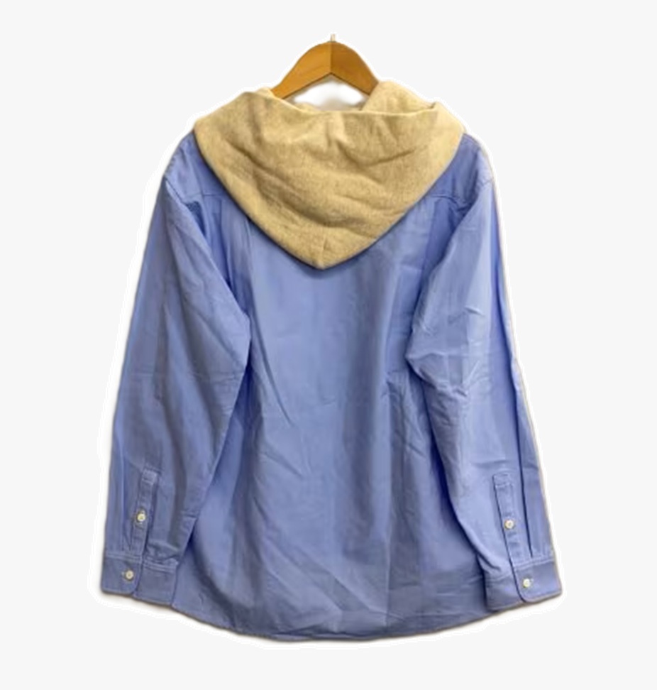 VISVIM INGALL HOODIE SHIRT L/S *FIL EXCLUSIVE (( USED A )) 中古美品 - BLUE SIZE 2 PRE ORDER ITEM (預訂中)