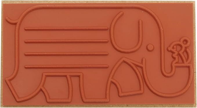 大象 Shunsuke Satake 木製動物留言印章 Message Stamp｜SANBY 日本