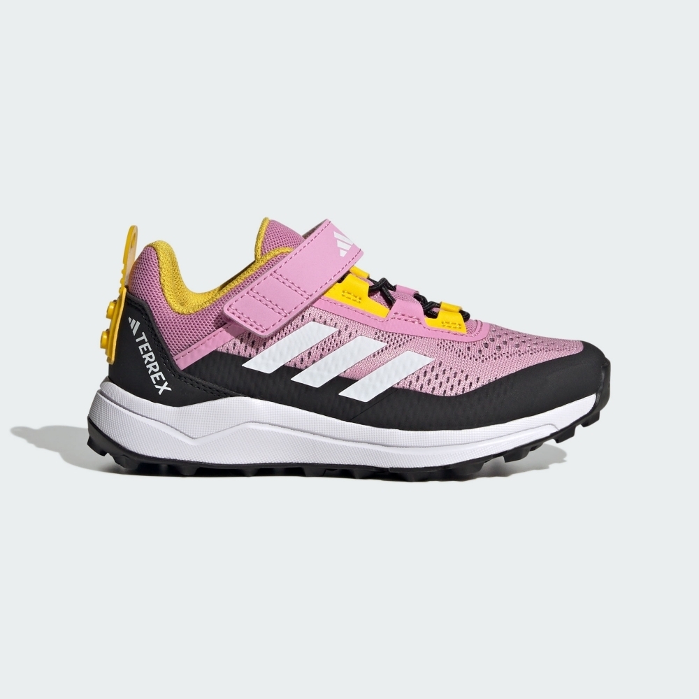 ADIDAS 童鞋 TERREX X LEGO AGRAVIC FLOW 粉紅黃 黏帶 運動鞋 IE4972