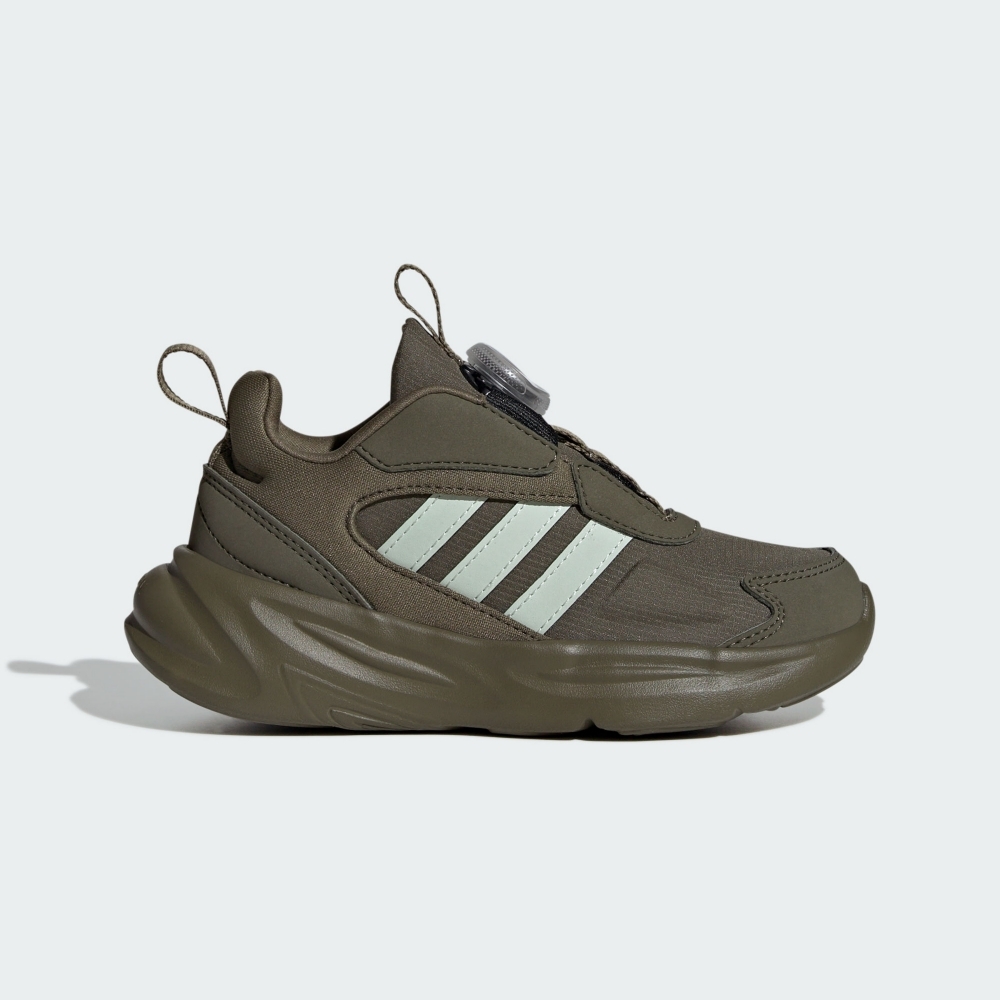 ADIDAS 童鞋 OZELLE BOA 綠色 旋鈕 運動鞋 中童 IE6406