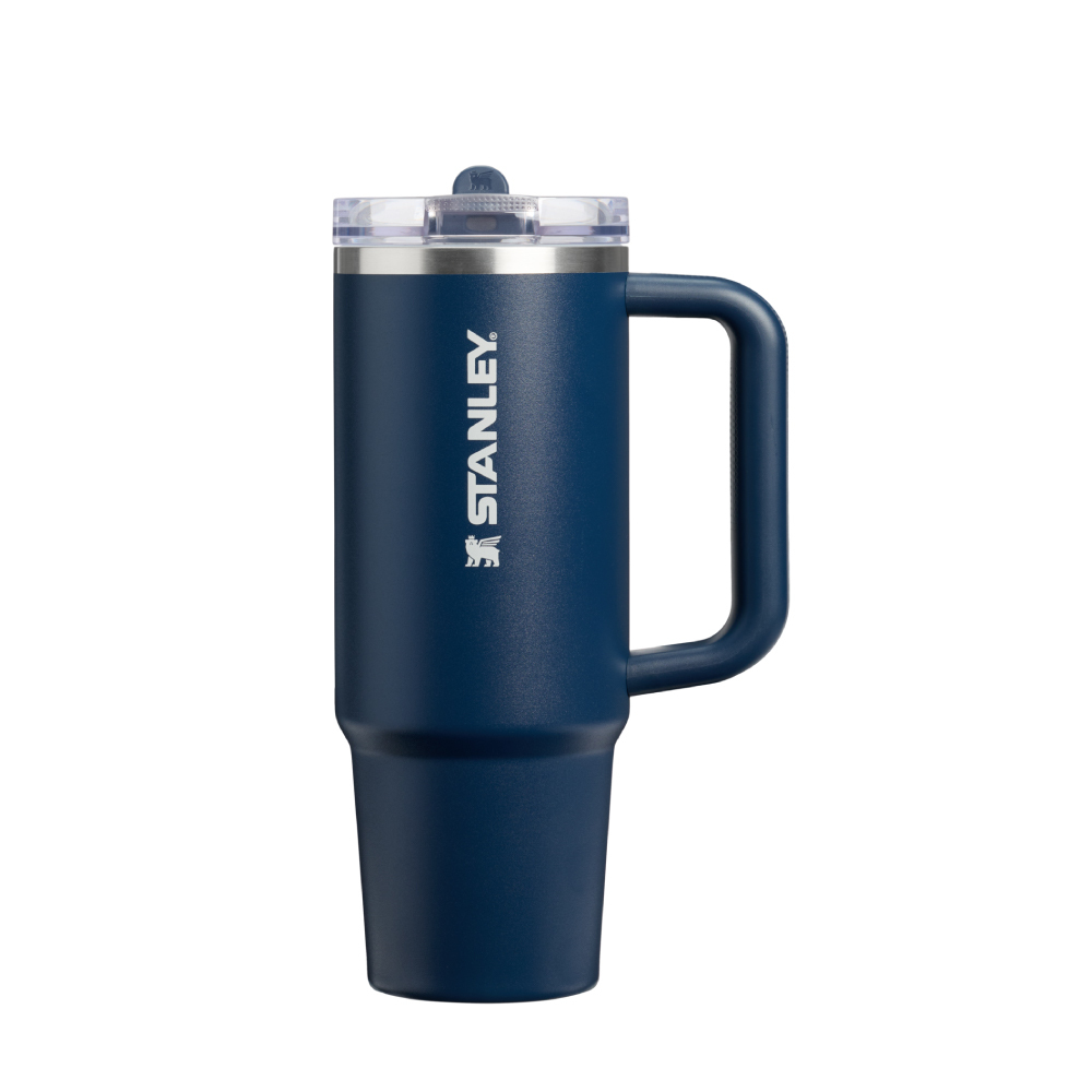 STANLEY 防漏吸管隨手杯 0.88L / 午夜海軍藍