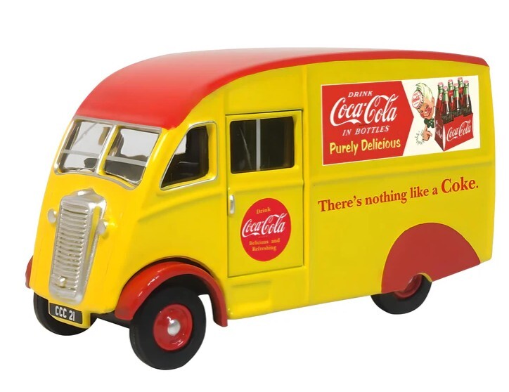 Oxford 76CM010CC 1:76 Commer Q25 可口可樂廂型車