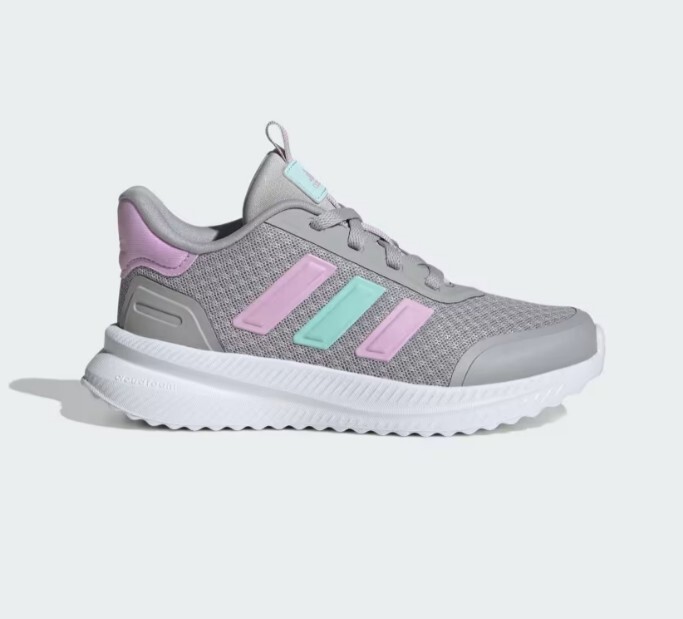 ADIDAS 童鞋 X PLRPATH 灰藍粉 運動鞋 中童 IF1477